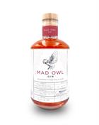 Mad Owl Gin Rabarber/Ingefær Danish Handcrafted Small Batch 50 centiliter 32 alkoholprocent